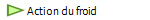  Action du froid