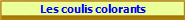 Les coulis colorants